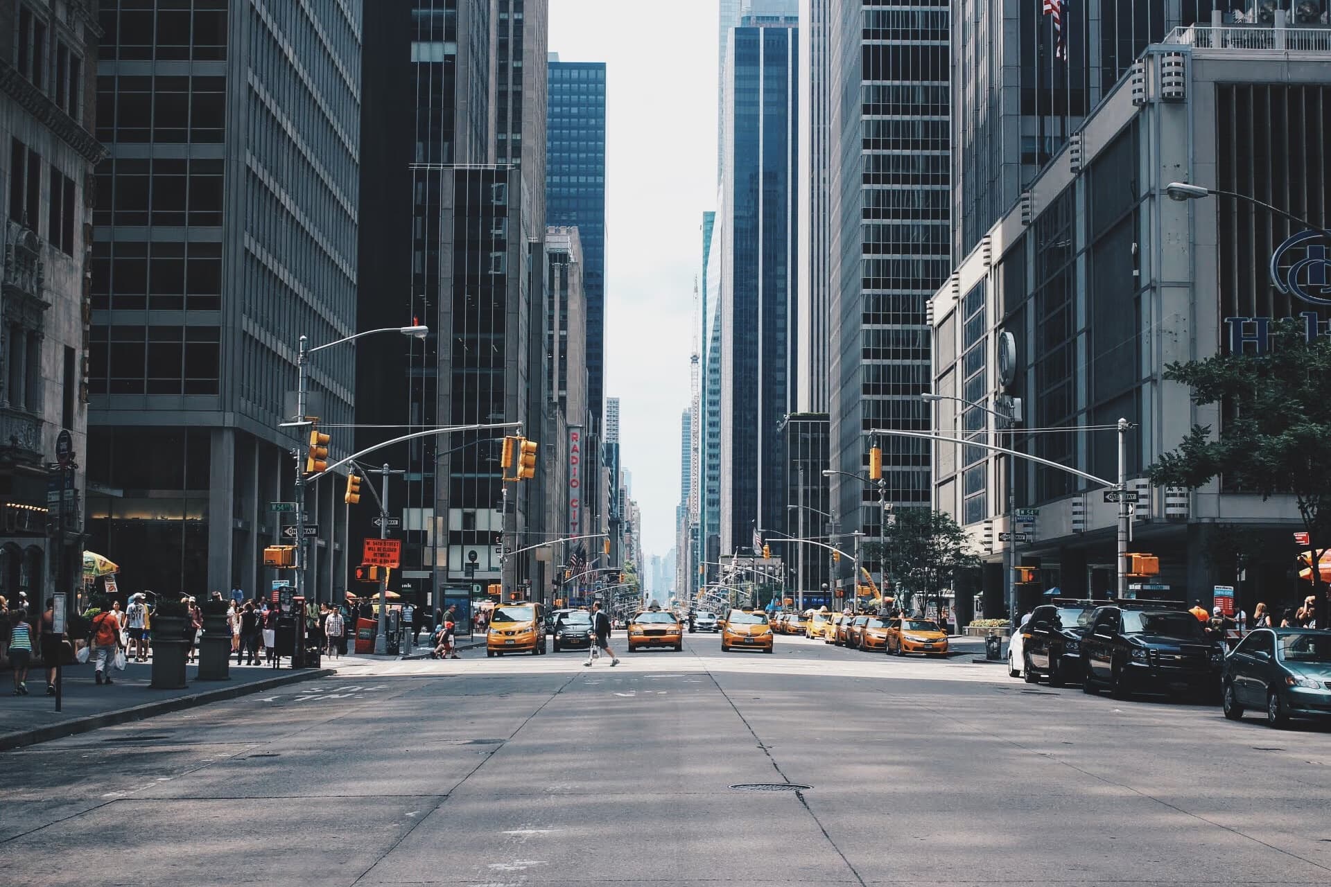 Traffic in a city